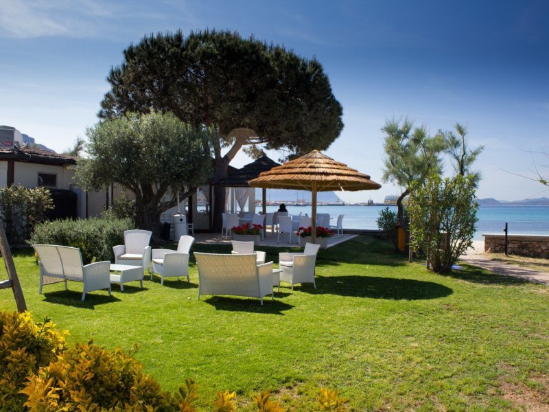 Golfo Aranci, Strandpromenade vor dem Haus Golfo Aranci, Strandpromenade vor dem Haus