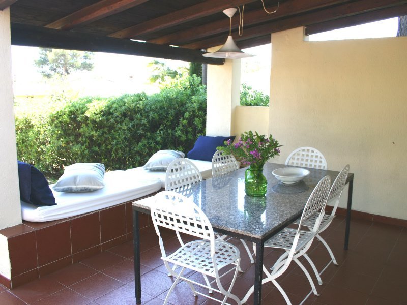 Terrasse, ideal für eine Hängematte Terrasse, ideal für eine Hängematte