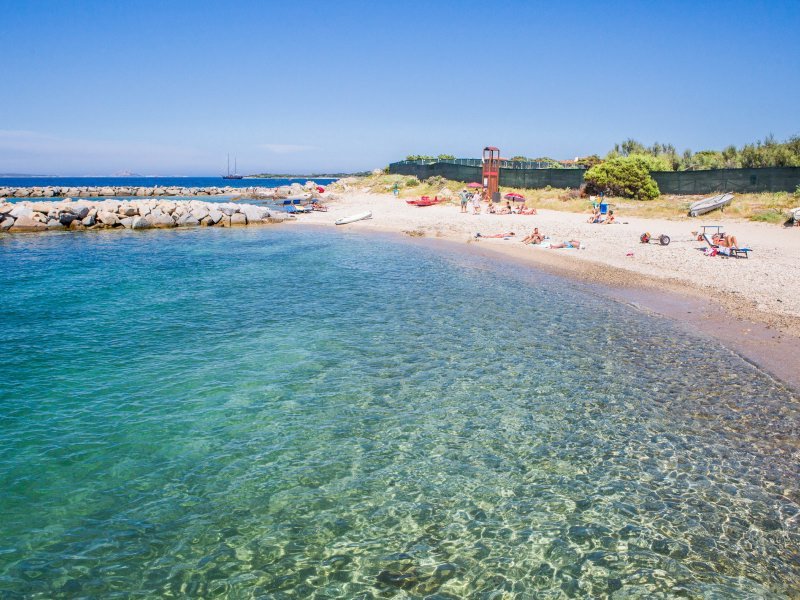 Strand Punta di Volpe bei Porto Rotondo, etwa 4,5 km von Villa Oleandro entfernt Strand Punta di Volpe bei Porto Rotondo, etwa 4,5 km von Villa Oleandro entfernt