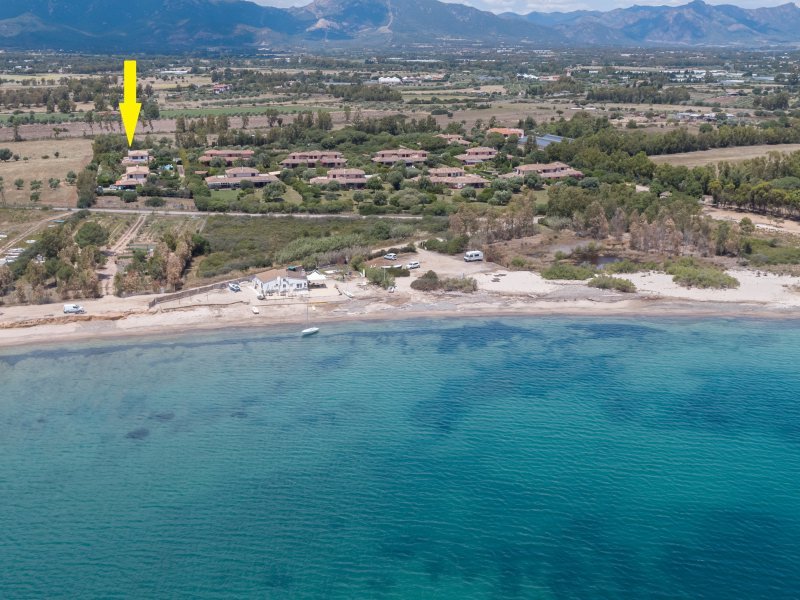 Das Haus liegt 250 Meter Luftlinie vom Meer entfernt Das Haus liegt 250 Meter Luftlinie vom Meer entfernt