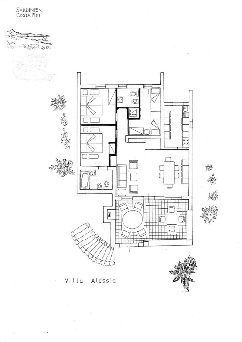 Grundriss Villa Alessia Grundriss Villa Alessia
