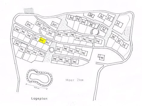 Position des Hauses in der Anlage Li Conchi Position des Hauses in der Anlage Li Conchi