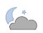 High level clouds. Mild.
