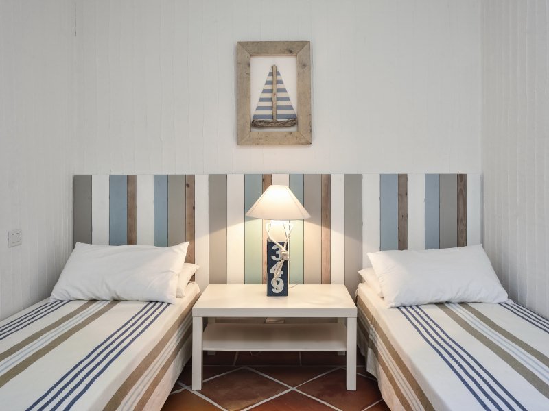 Schlafzimmer 2 mit zwei Einzelbetten
