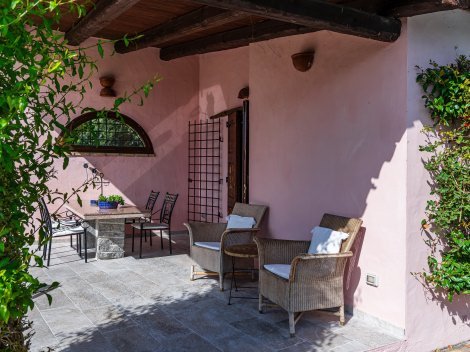 Auf der Terrasse lebt man im Freien