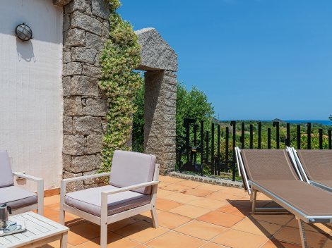 Meerblick von der Terrasse